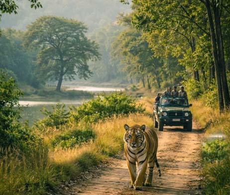 Jeep Safari Sanjay dubri Tiger Reserve